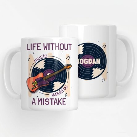 Tazza personalizzata con scritta - Musica