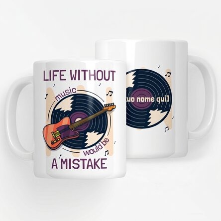 Tazza personalizzata con scritta - Musica