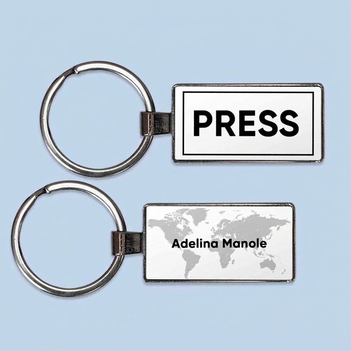 Portachiavi personalizzato con scritta - Giornalista