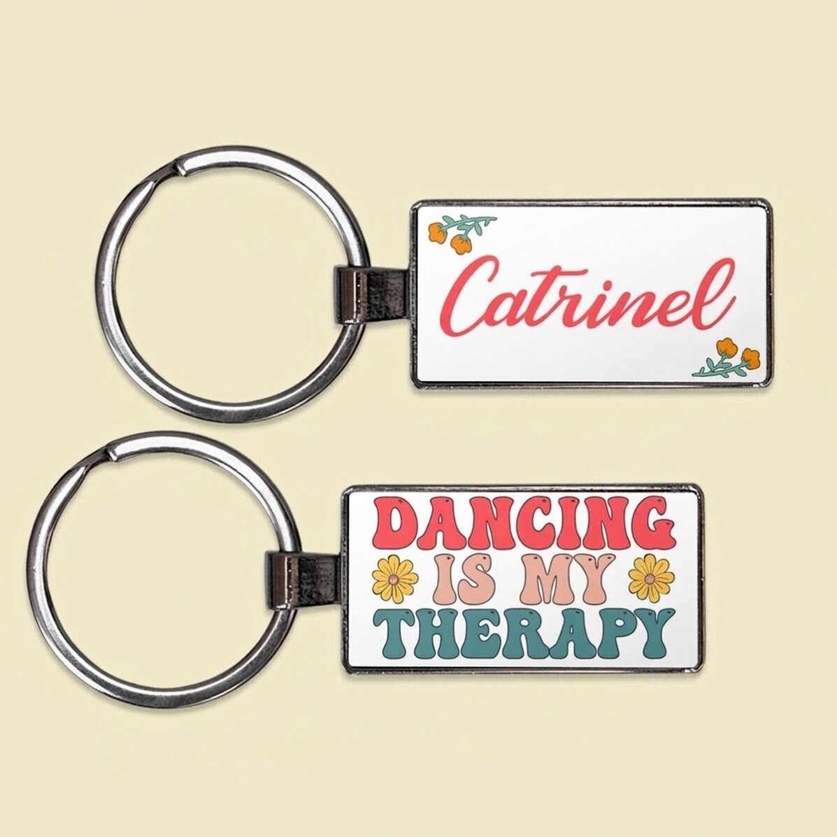 Portachiavi personalizzato con nome - Dancer