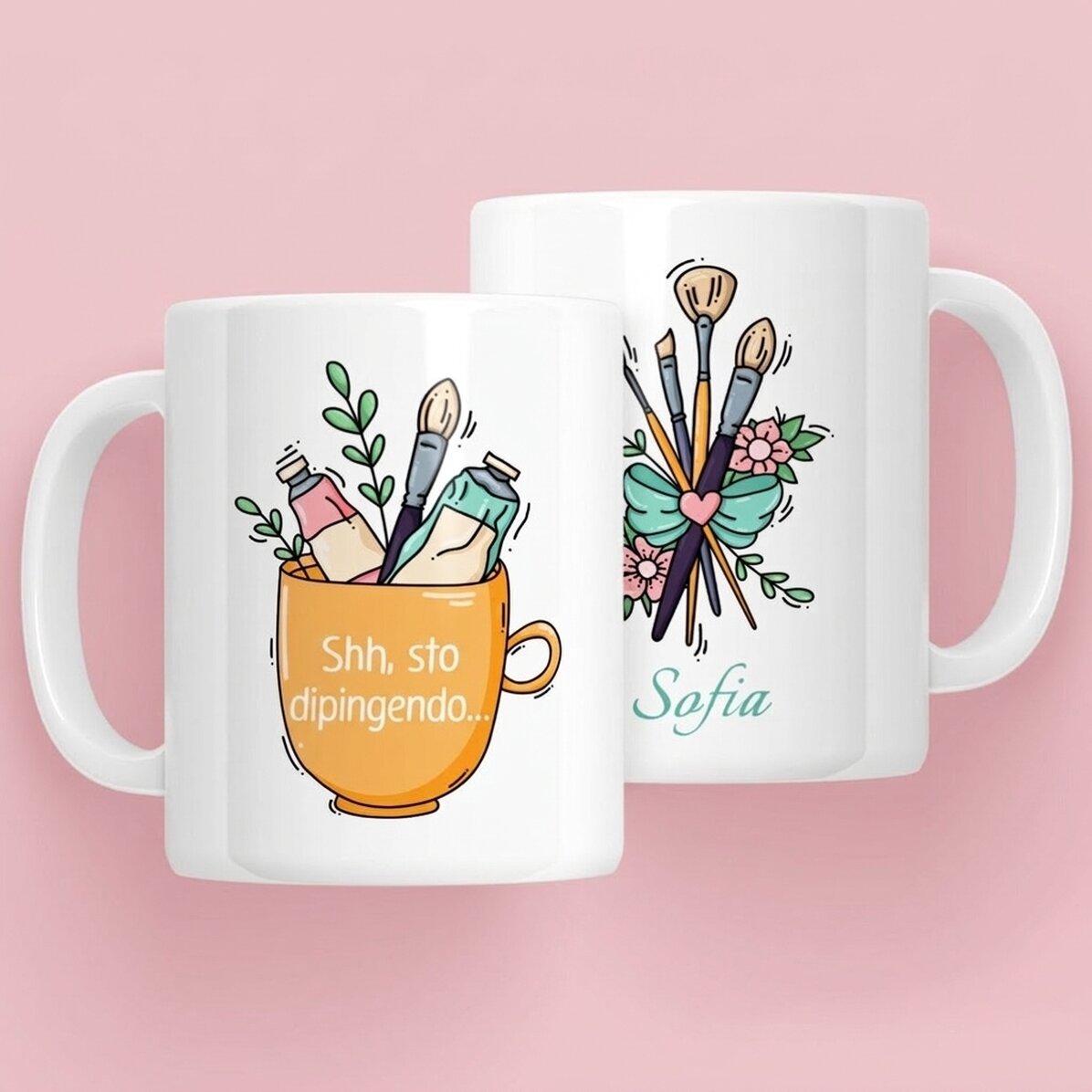 Tazza personalizzata con scritta - Artist