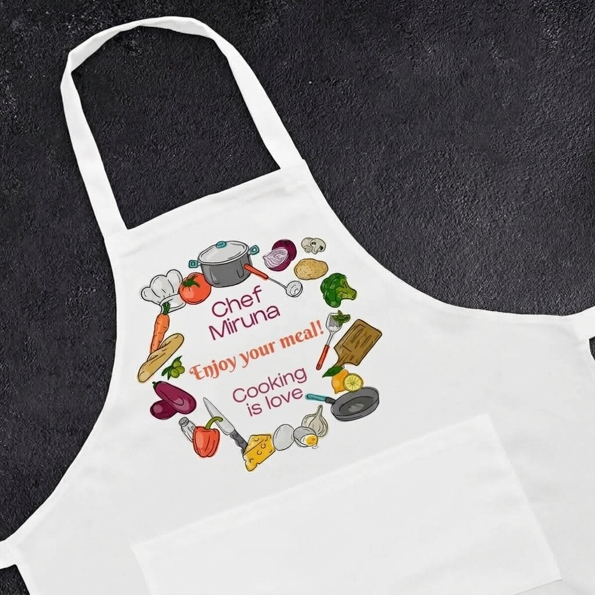 Set personalizzato con testo - Kitchen tale