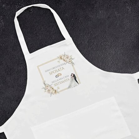 Set personalizzato con scritta - Sposina