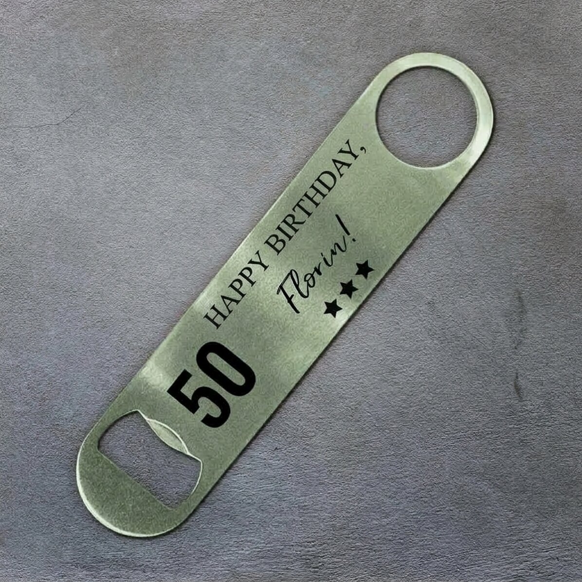 Apribottiglie personalizzato con messaggio - Buon compleanno!