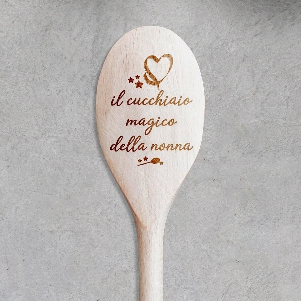 Cucchiaio di legno personalizzato - Il cucchiaio magico