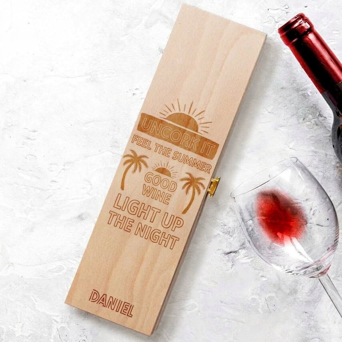 Scatola per vino personalizzata - Summer