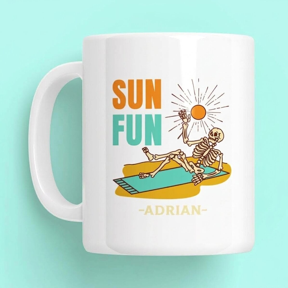 Tazza personalizzata con scritta - Sun Fun