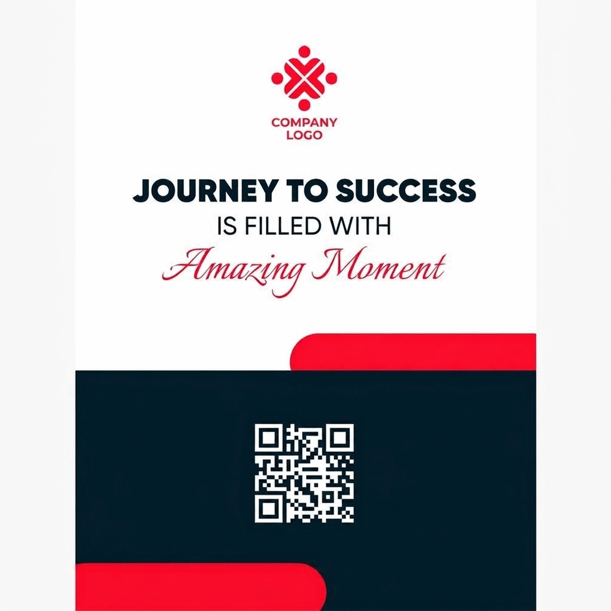 Poster personalizzato con testo e logo - Journey