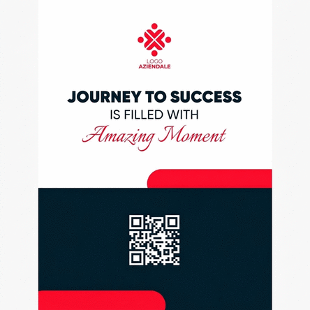 Poster personalizzato con testo e logo - Journey