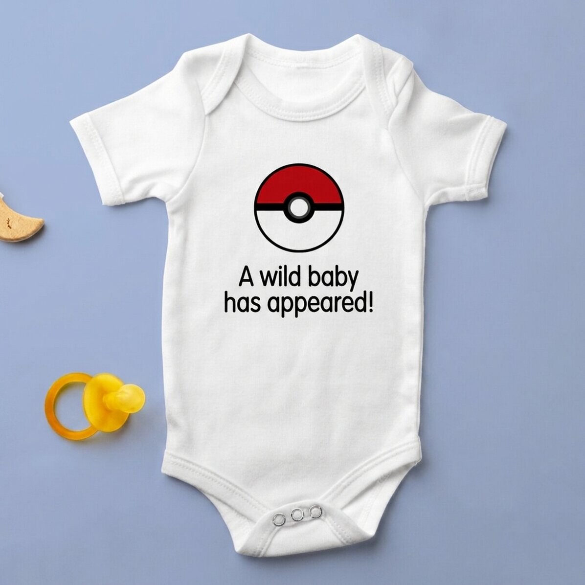 Body per bambini personalizzato con scritta - Pokeball