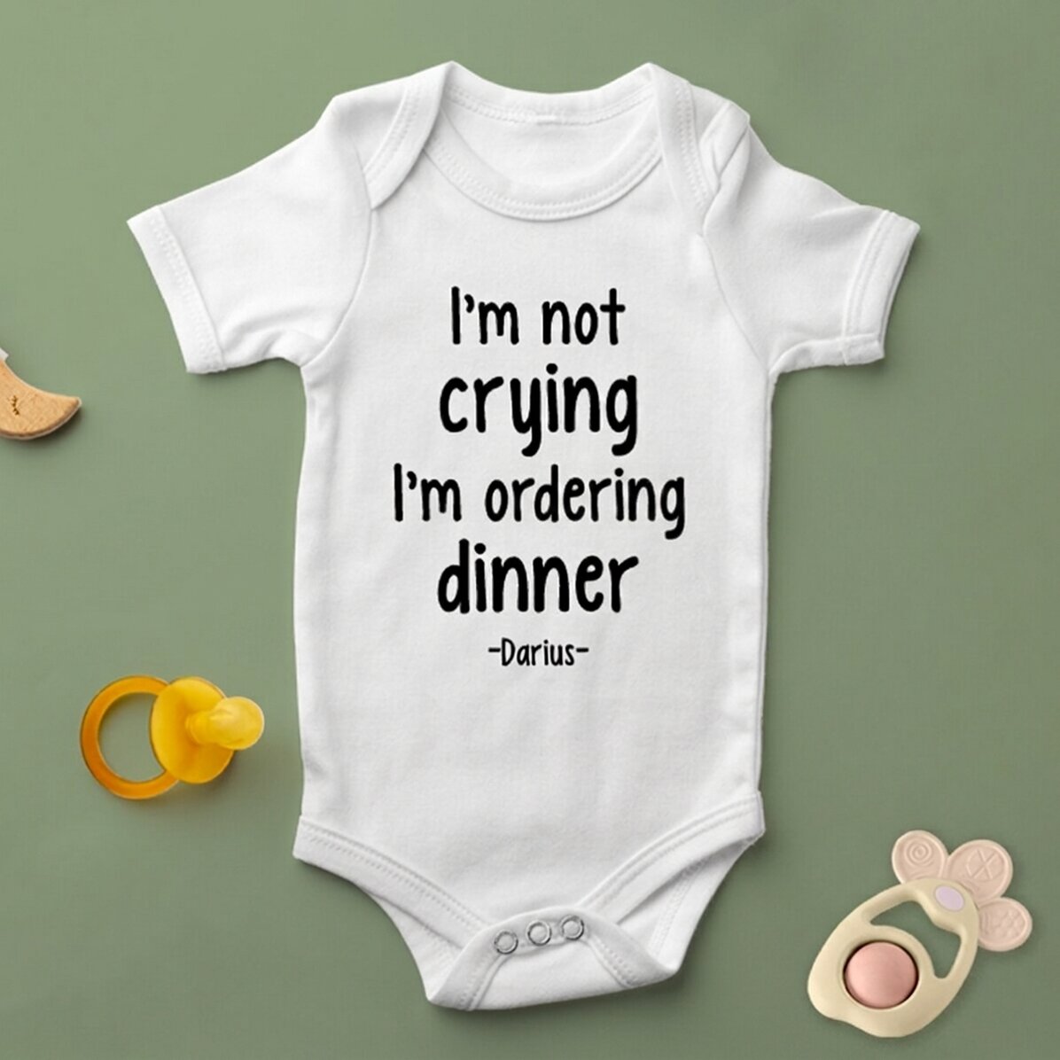 Body per bambini personalizzato con scritta - Dinner