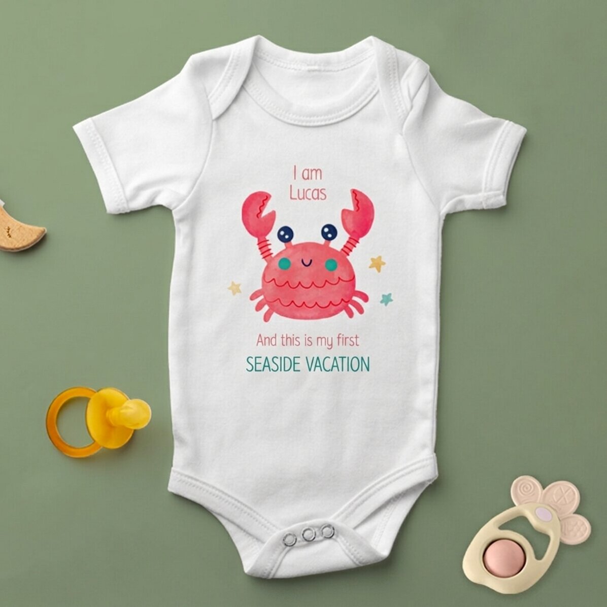 Body per bambini personalizzato con scritta - La mia prima vacanza