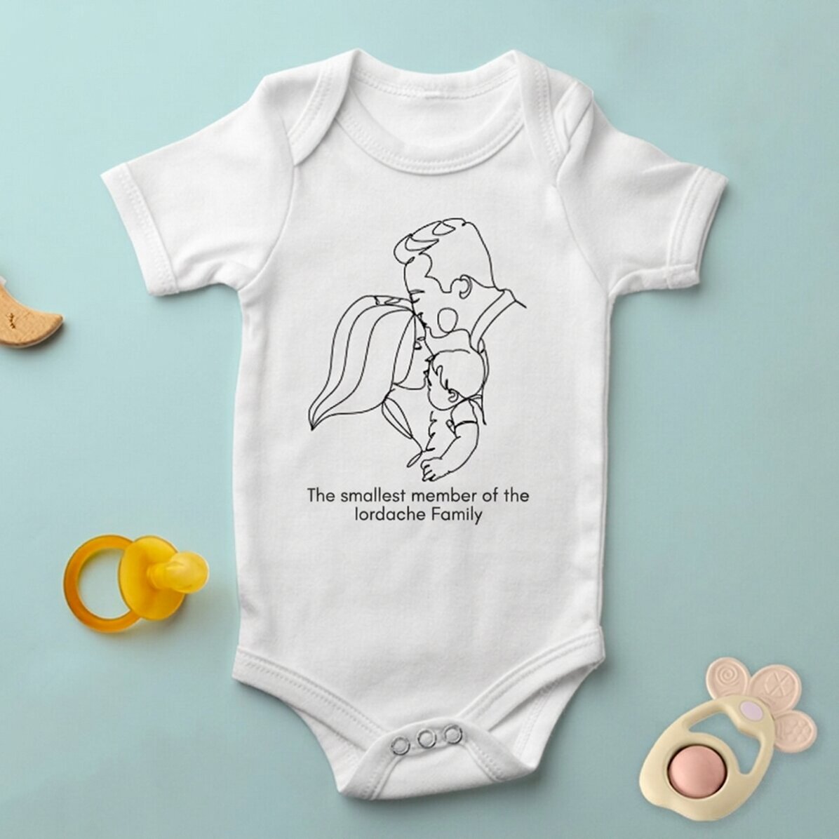 Body per bambini personalizzato con scritta - Family