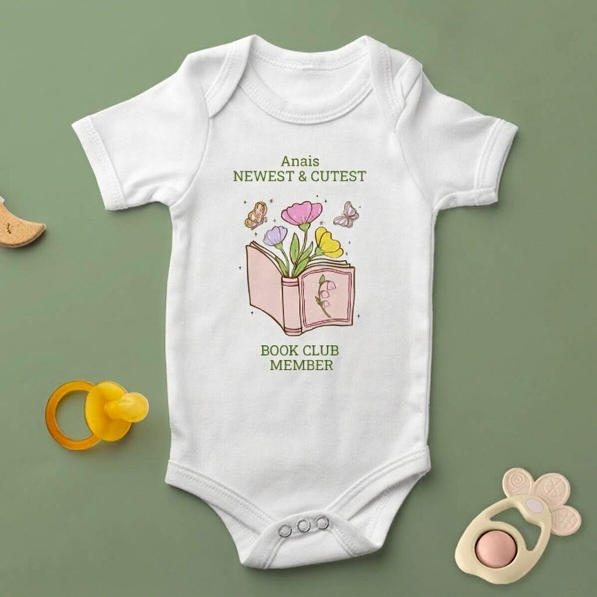 Body per bambini personalizzato con scritta - Books