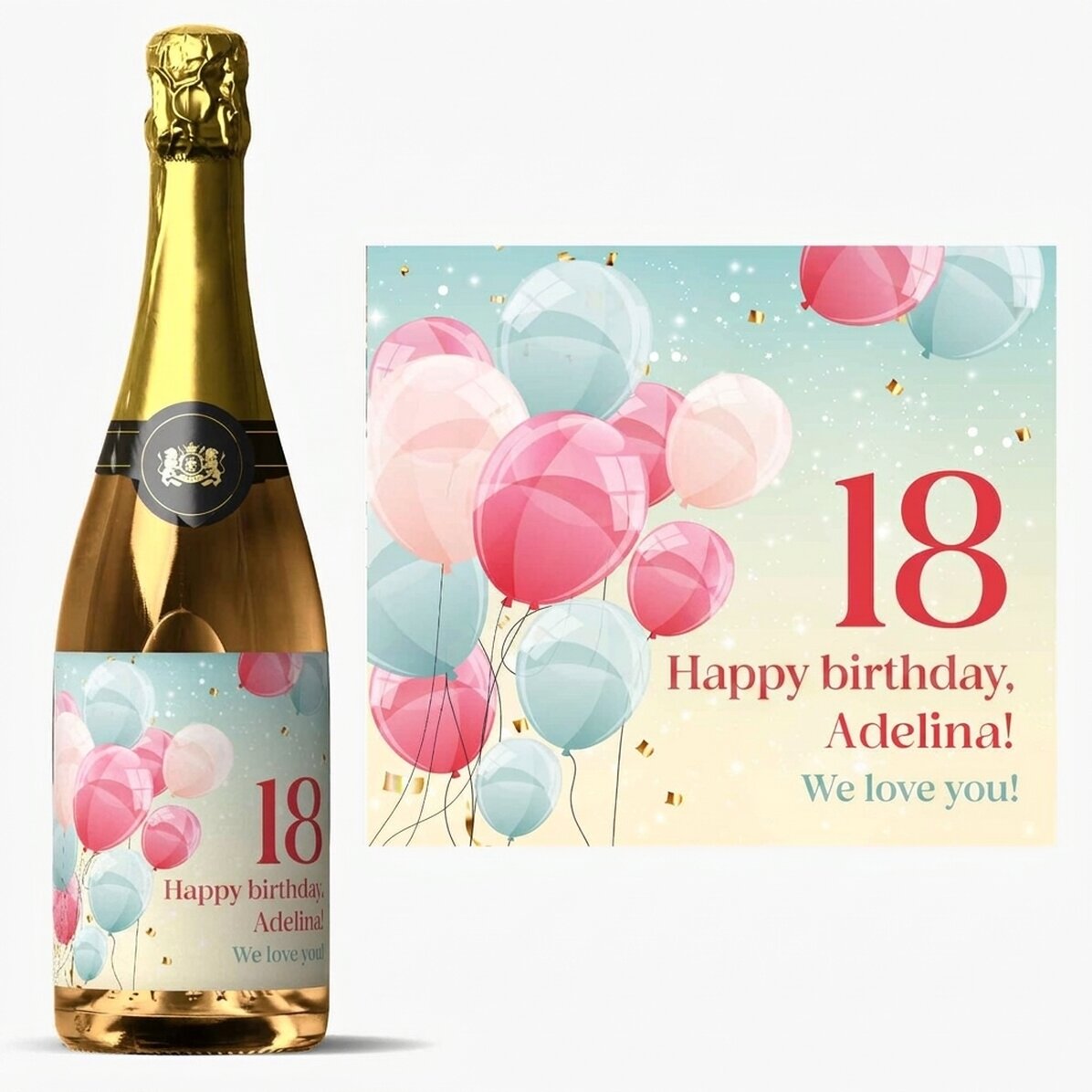 Spumante personalizzato con dedica - Compleanno