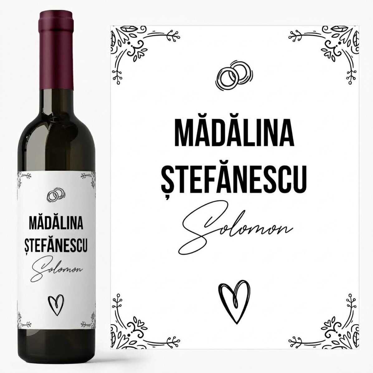 Vino personalizzato con nome - Wedding Name