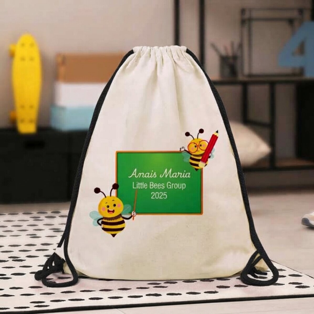 Zaino personalizzato con scritta - Il primo giorno all