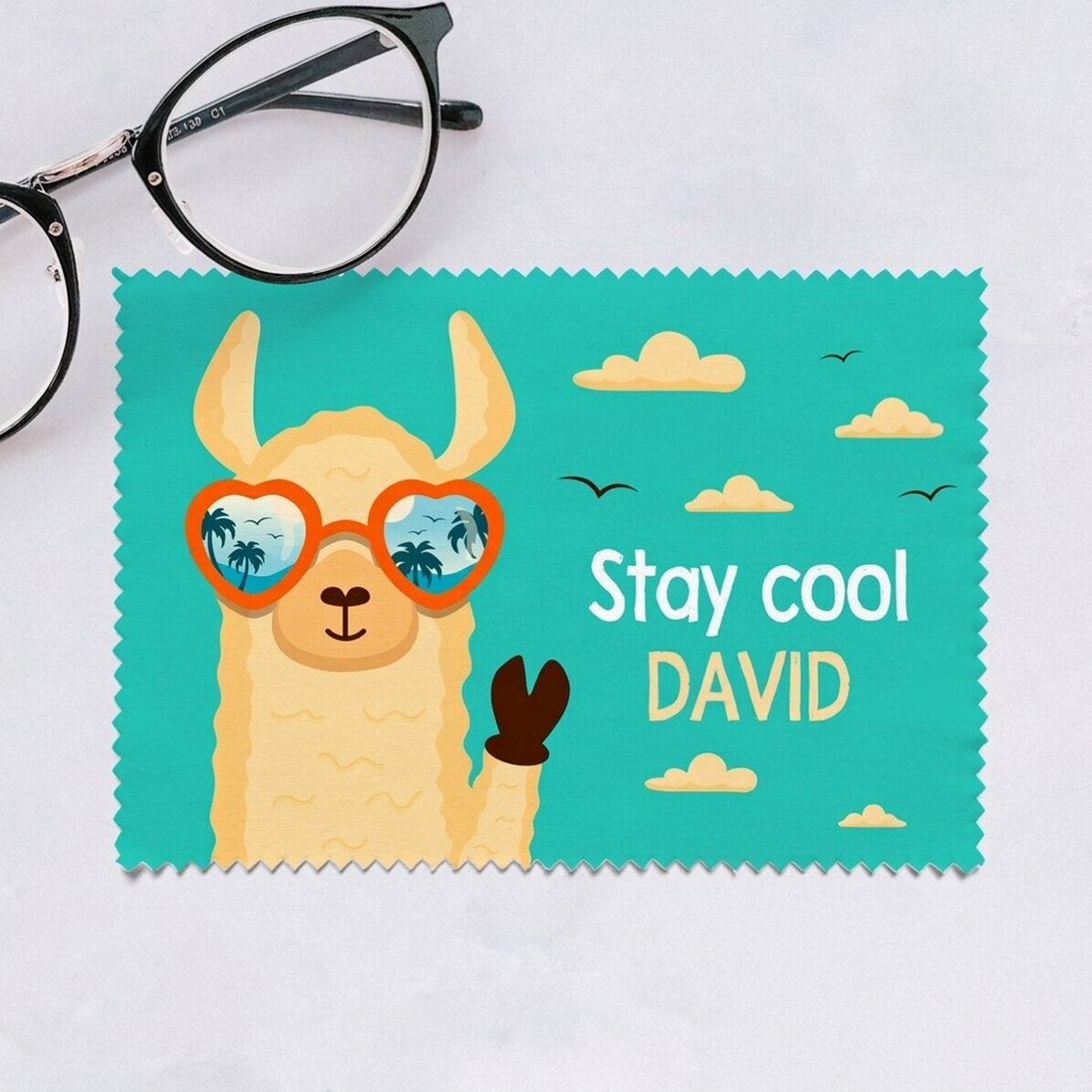 Panno personalizzato per la pulizia di schermi e occhiali - Cool