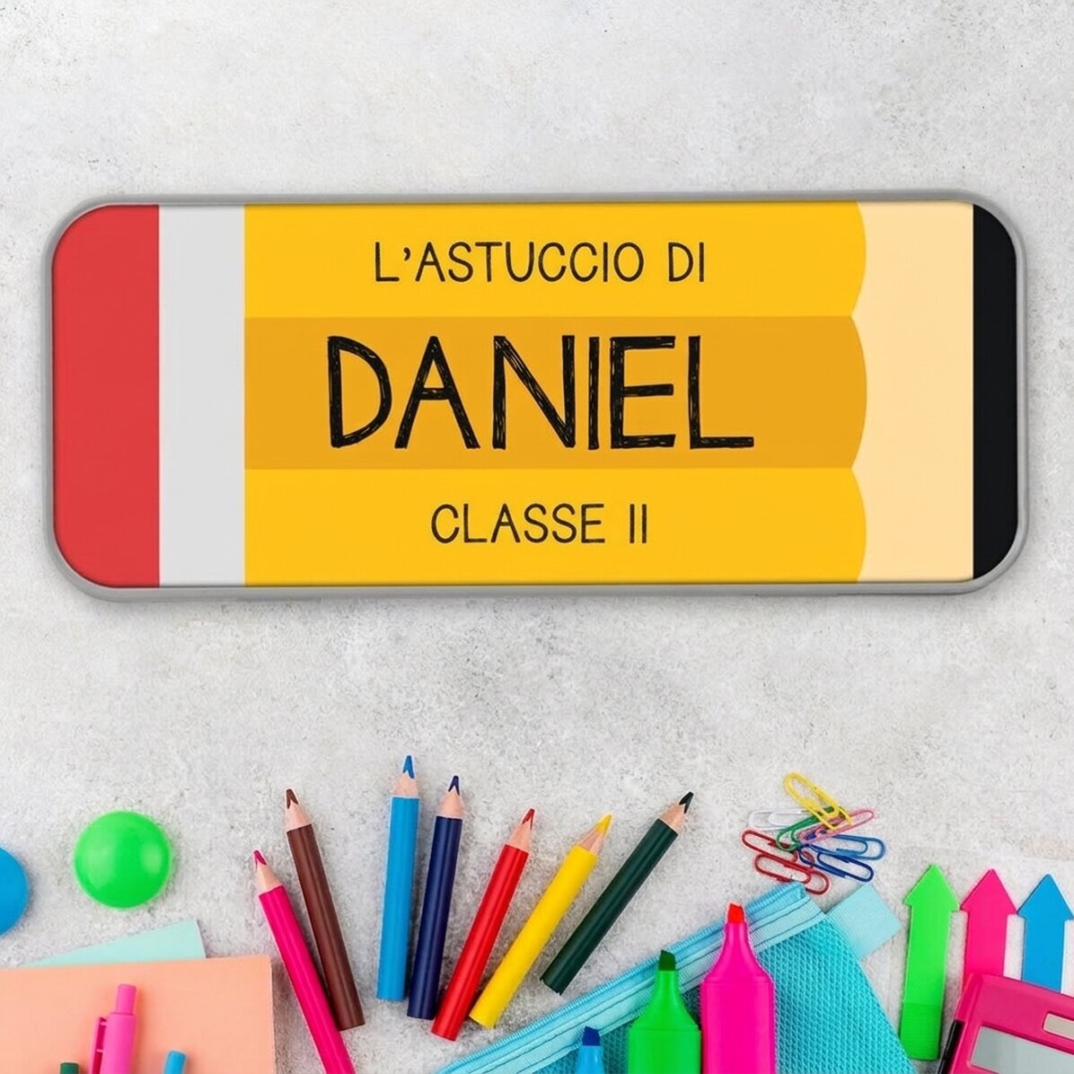 Astuccio personalizzato con scritta - Matita