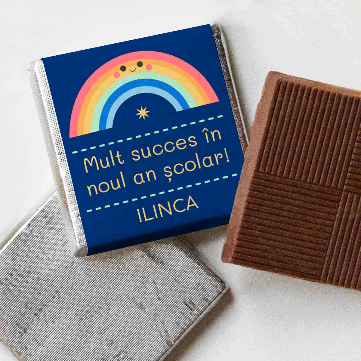 Mini cioccolatino personalizzato con scritta - In bocca al lupo!