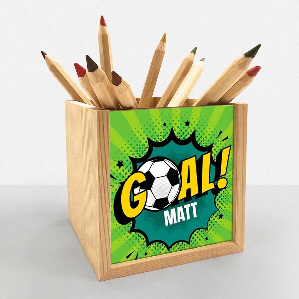 Portamatite personalizzato con scritta - Calcio