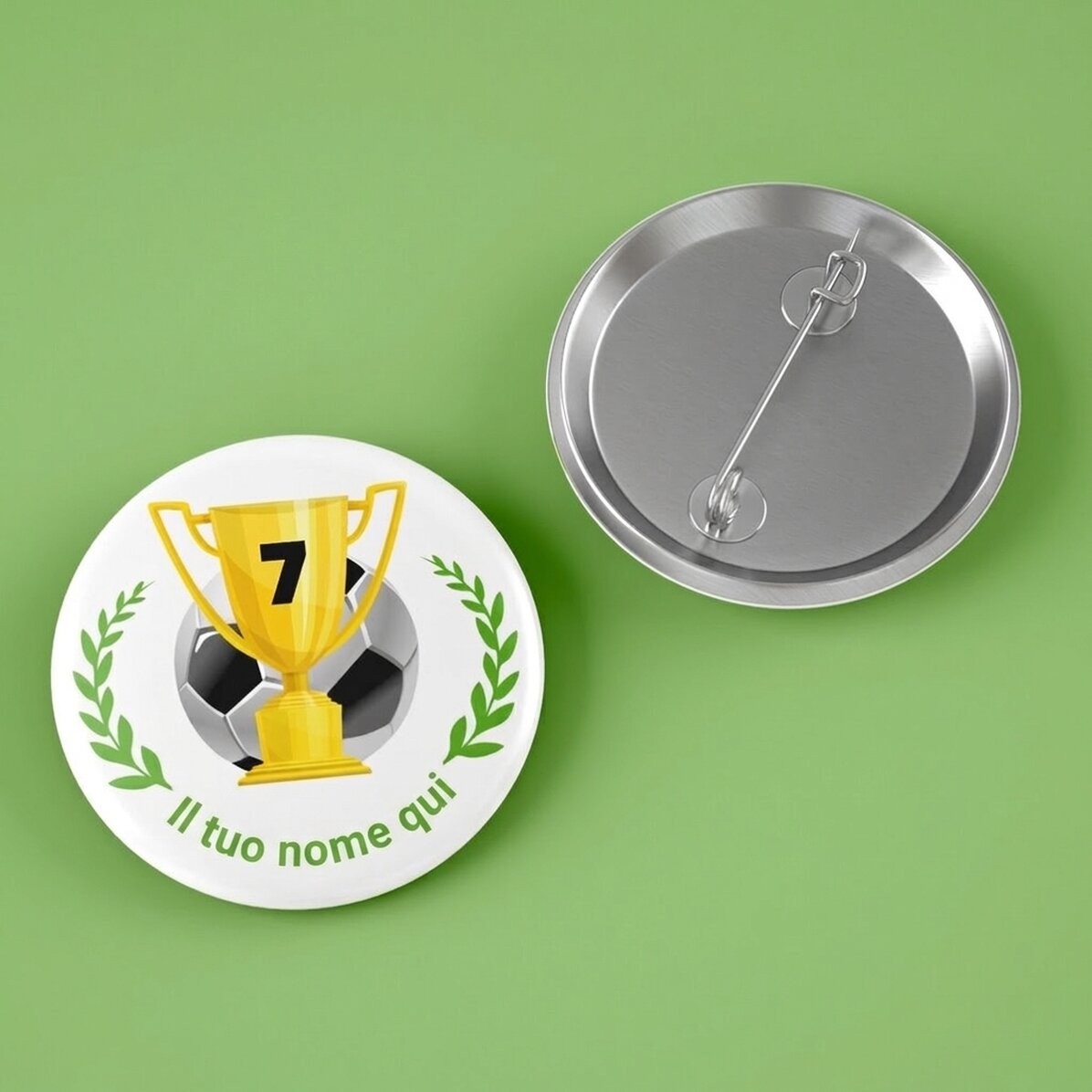 Spilla personalizzata con nome - Campione