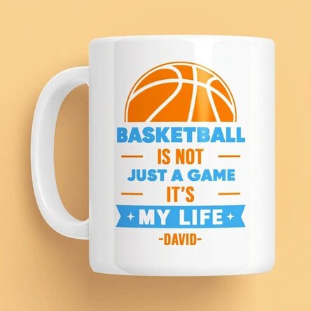 Tazza personalizzata con scritta - Basket