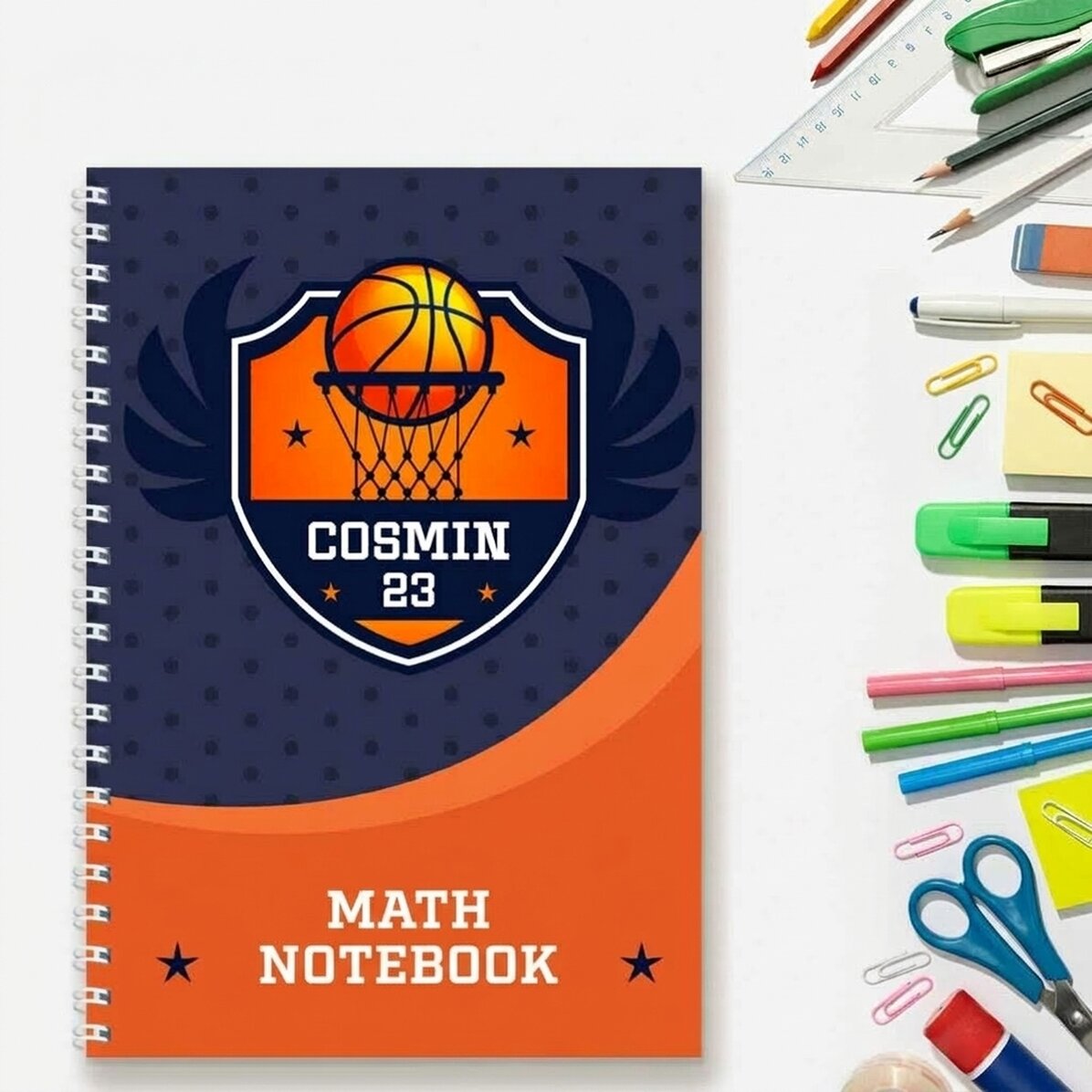 Taccuino personalizzato con scritta - Basket