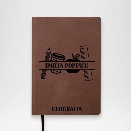 Agenda in pelle personalizzata con dedica per insegnanti - Teacher essentials