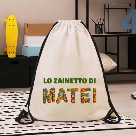 Zaino personalizzato con nome - Lego