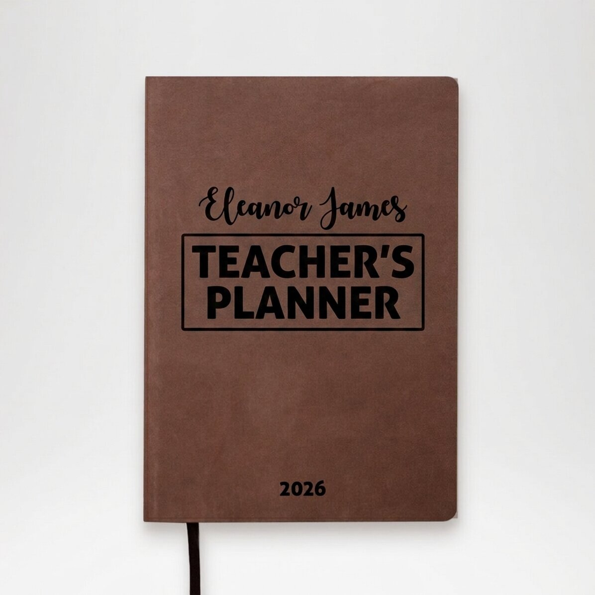 Agenda in pelle personalizzata con dedica per insegnanti - Teaching Mode