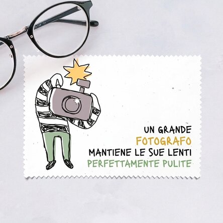 Panno personalizzato per la pulizia di schermi e occhiali - Fotograf
