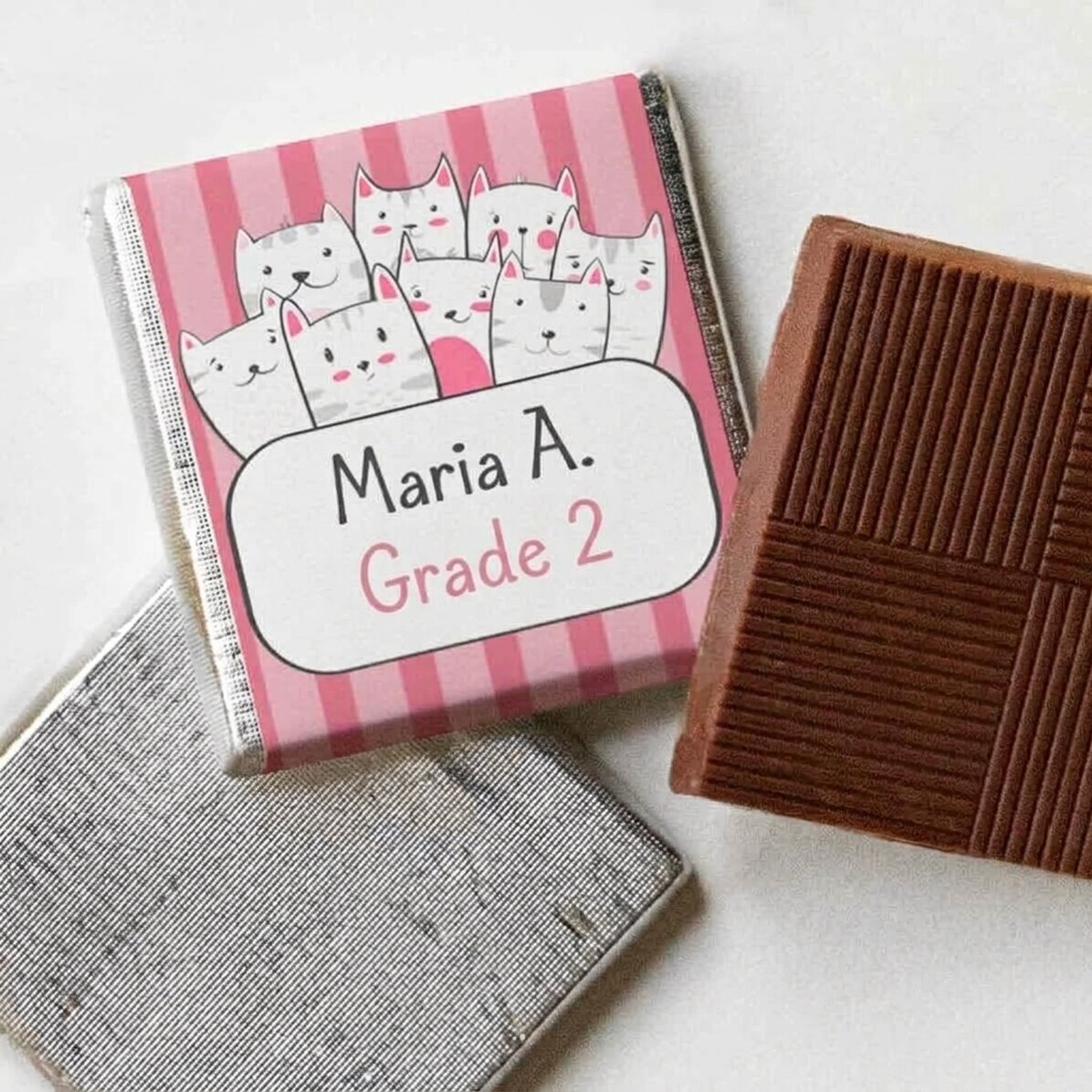 Mini cioccolatino personalizzato con scritta - Kitty
