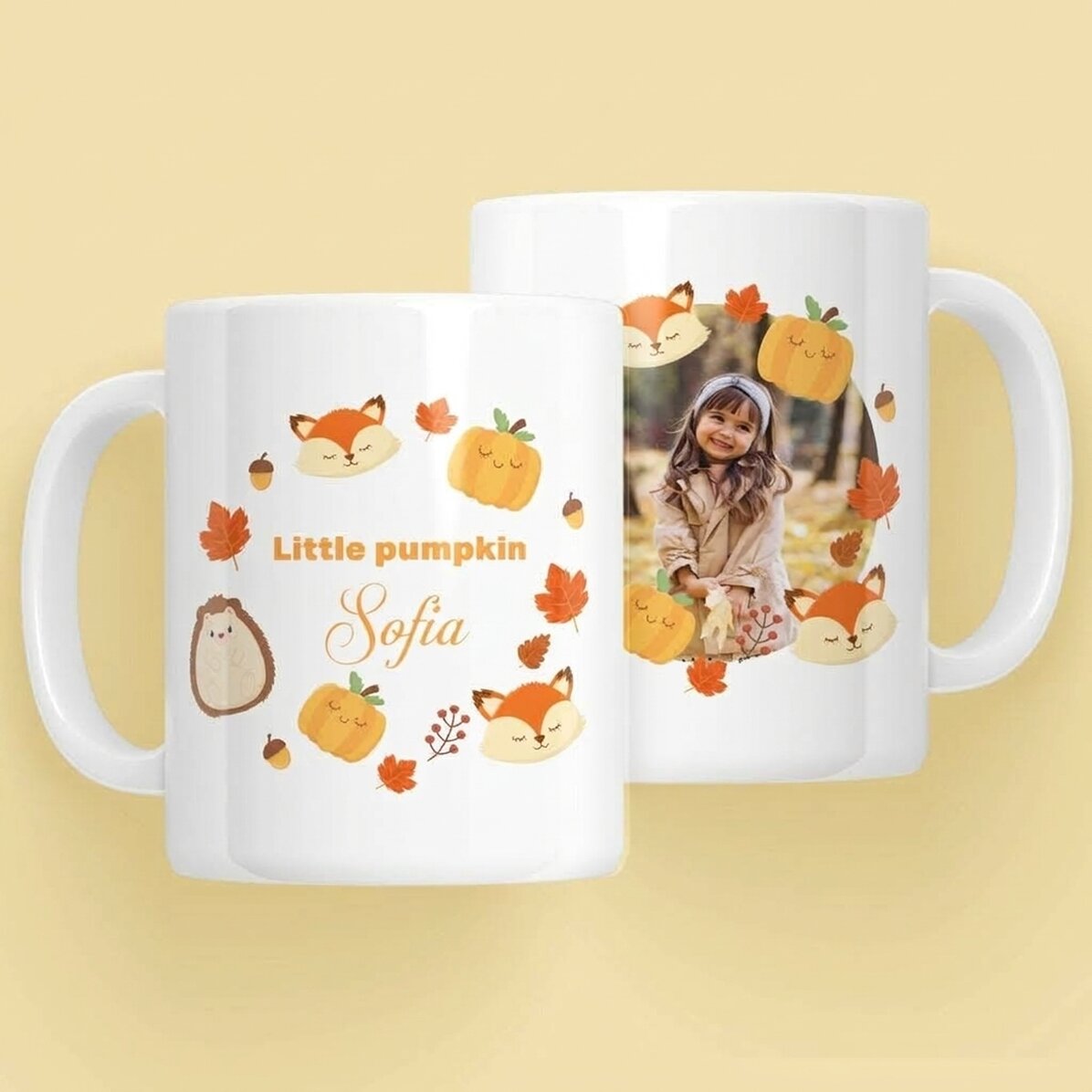 Tazza personalizzata con scritta per bambini - Little pumpkin