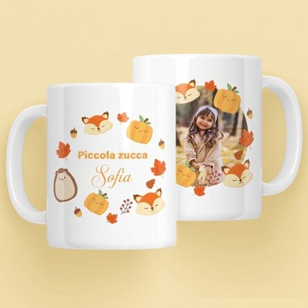 Tazza personalizzata con scritta per bambini - Little pumpkin