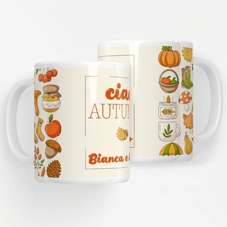 Tazza personalizzata con scritta - Hello Autumn