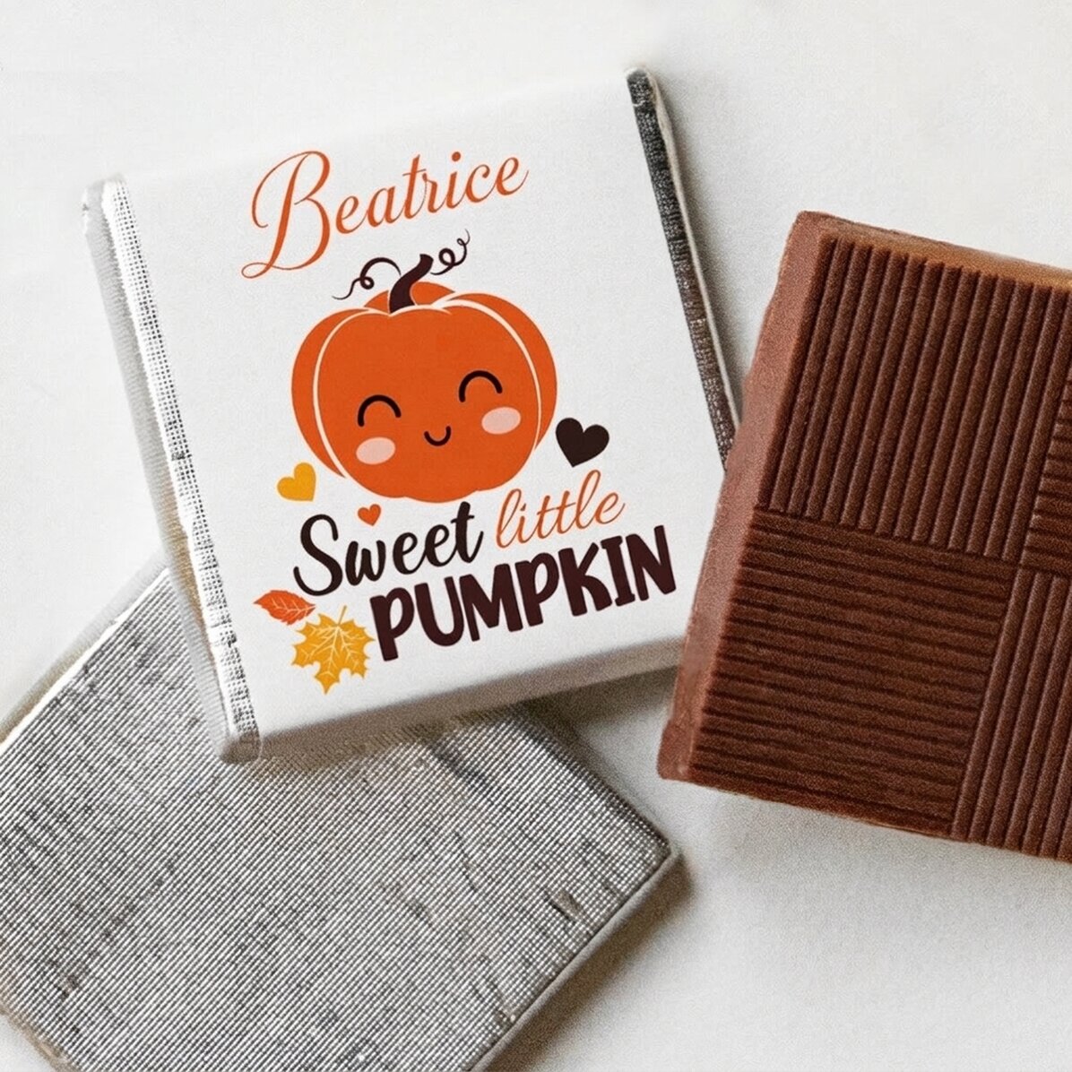 Mini cioccolatino personalizzato con scritta - Pumpkin