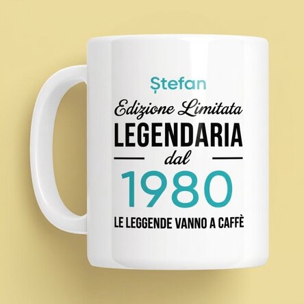 Tazza personalizzata con scritta - Legendary