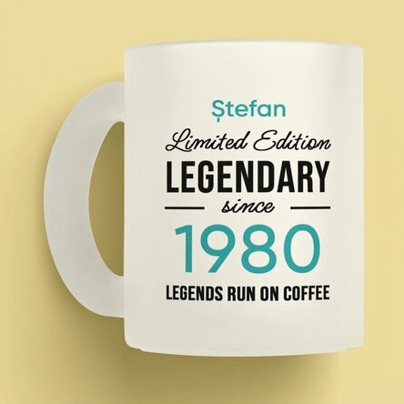 Tazza personalizzata con scritta - Legendary