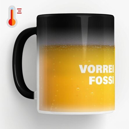 Tazza termosensibile personalizzata con scritta - "I wish this was beer"