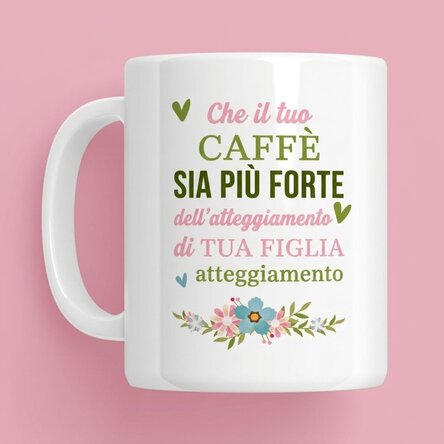 Tazza personalizzata con messaggio - Caffè