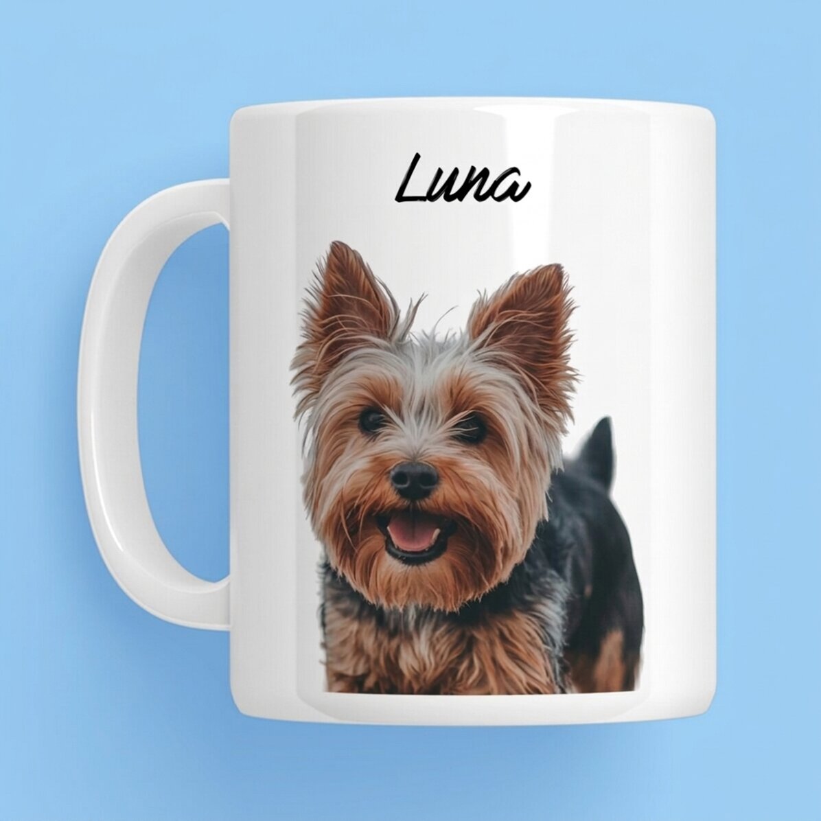 Tazza personalizzata con la foto e il nome del tuo animaletto