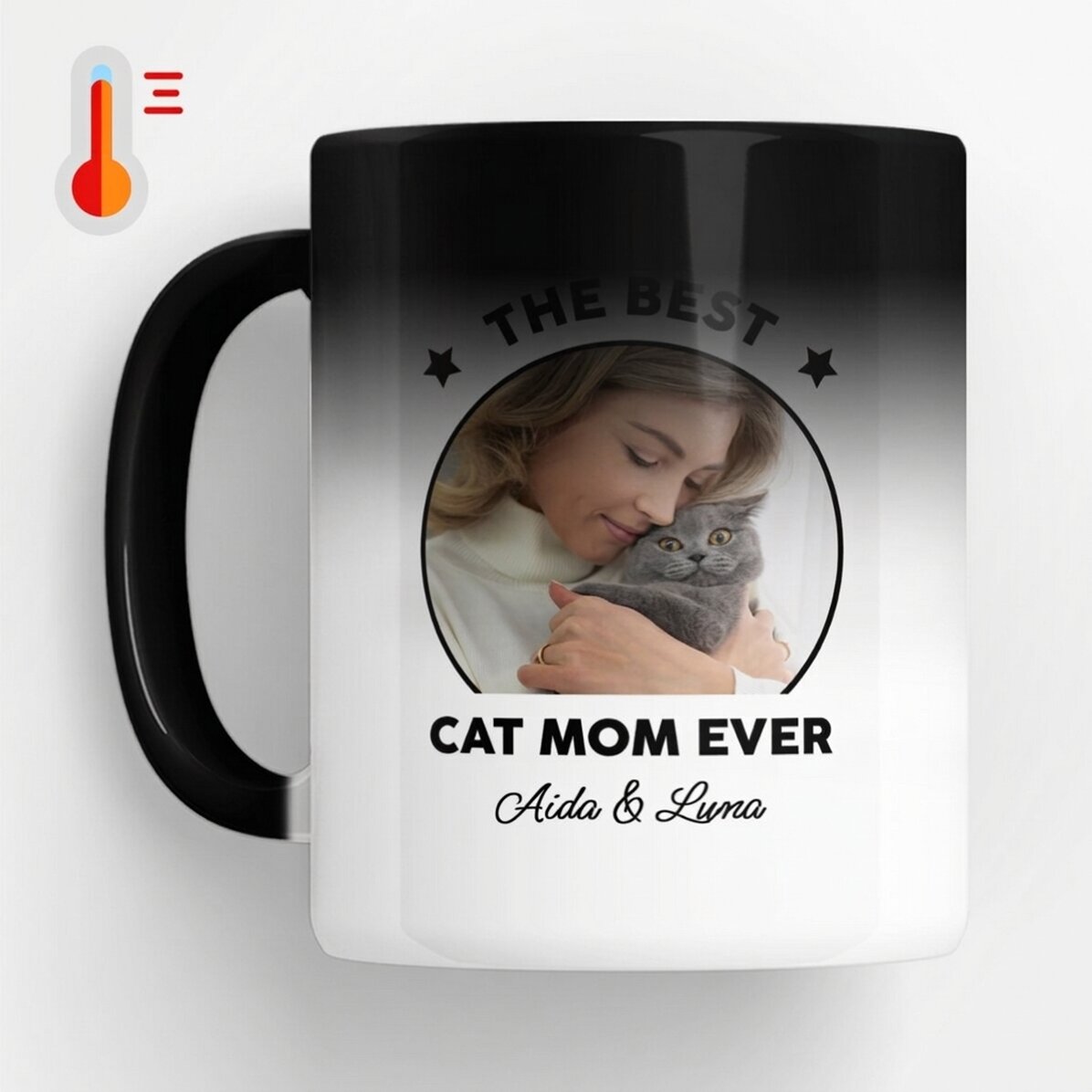 Tazza termosensibile personalizzata con foto e messaggio - Best