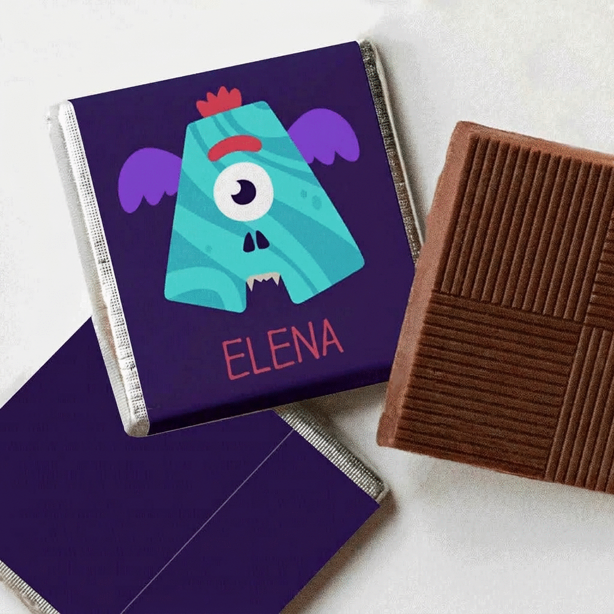 Mini cioccolatino personalizzato con nome - Monstrulet