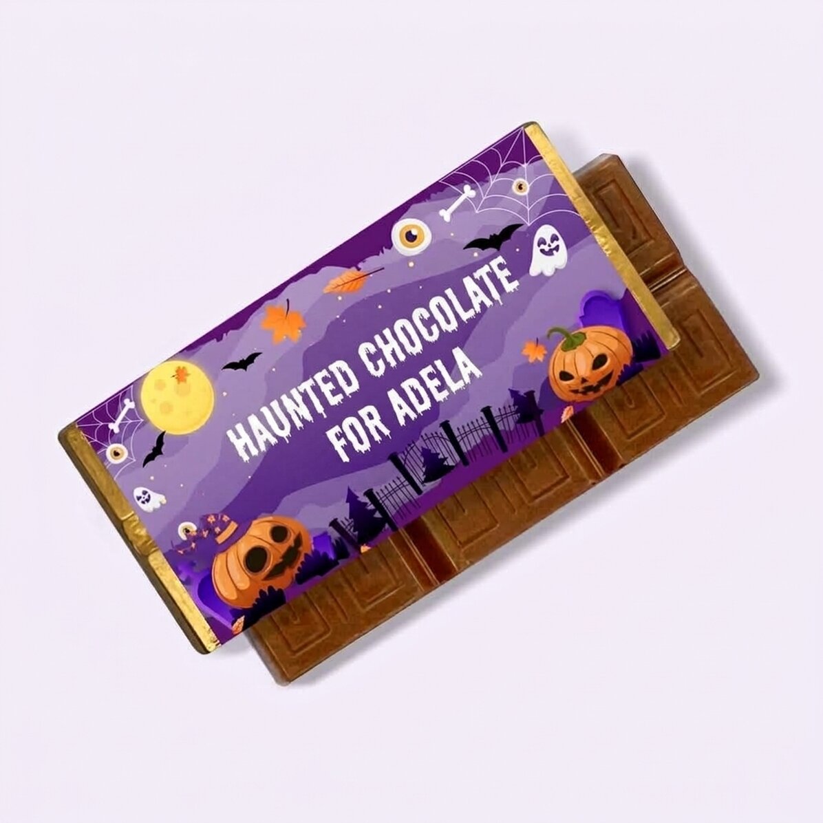Mini tavoletta di cioccolato personalizzata con una scritta - Cioccolato solidale