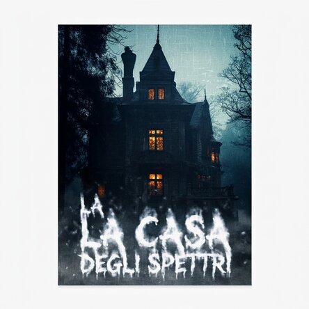 Poster “La casa stregata”