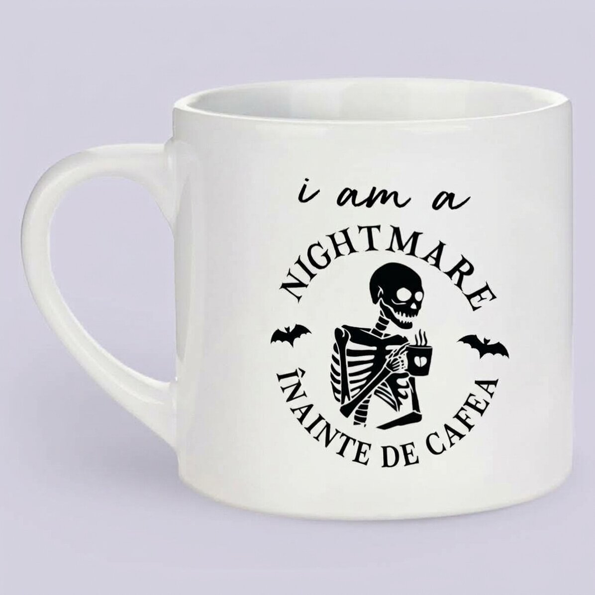 Tazza da caffè personalizzata con messaggio - Nightmare