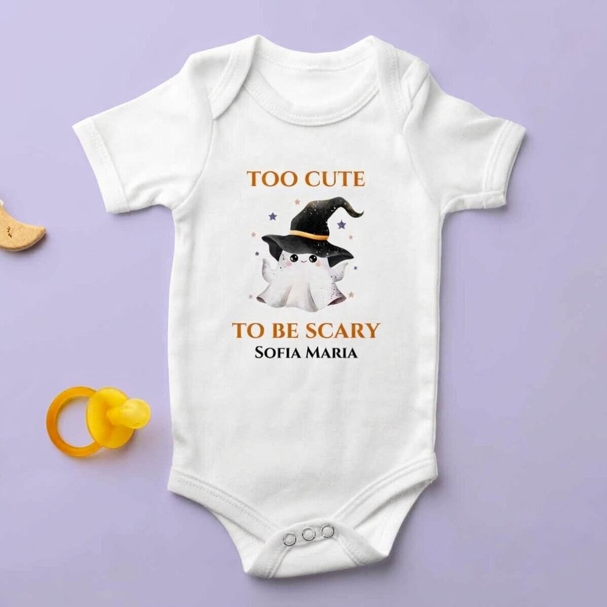 Body personalizzato per bambini con messaggio - Halloween