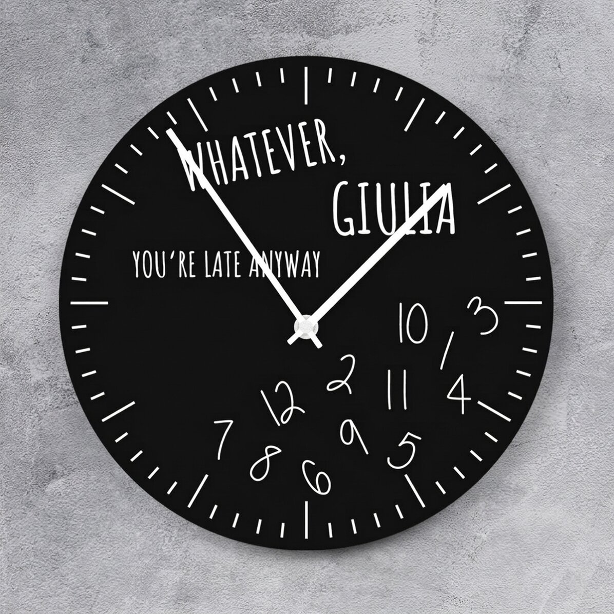 Orologio personalizzato con scritta - "You