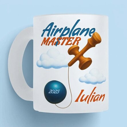 Tazza personalizzata con scritta - Airplane Master